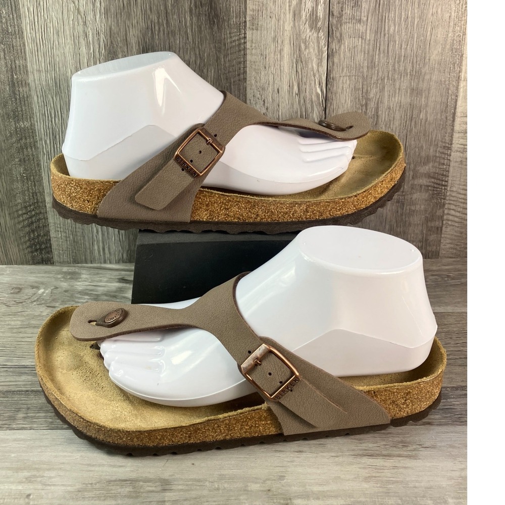 Birkenstock Gizeh Mocha Birko-Flor Thong Sandals EU 40 US Women 9 Men 7
